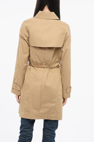 Trench in Cotone con Catena Dorata