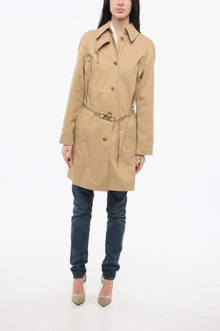Trench in Cotone con Catena Dorata