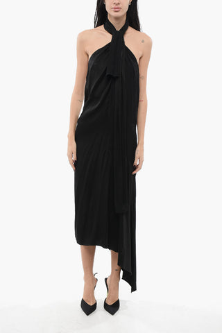 Asymetric Dress with Halter Neck