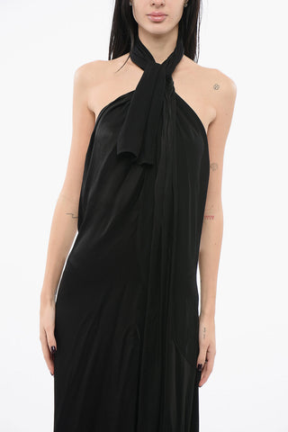 Asymetric Dress with Halter Neck