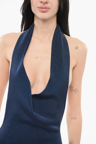 Vestito in Lurex con Spalle Scoperte