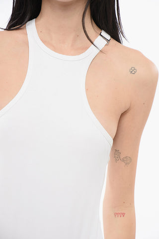 Solid-Color One-Piece Swimsuit