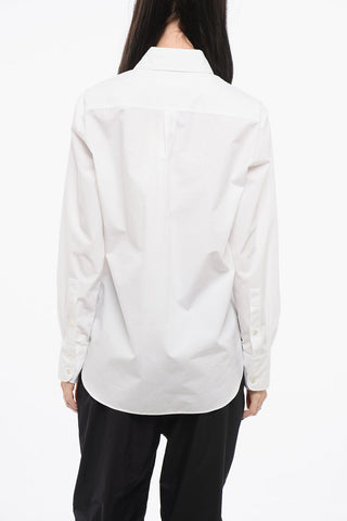 Poplin Shirt with Patchwork