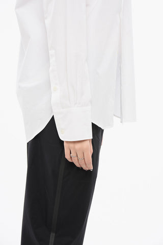 Poplin Shirt with Patchwork