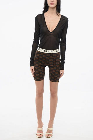 Stretchy Logoed Shorts