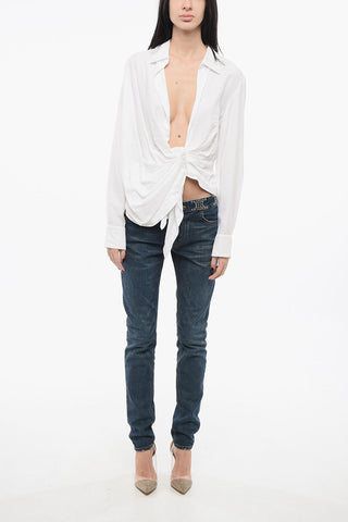 LES SCULPTURES Camicia BAHIA Relaxed con Fiocco