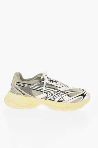 PLEASURES Low Sneakers VELOPHASIS OVERDYE in Technical Fabric