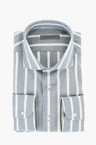 Cotton Striped Shirt Awning