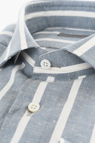 Cotton Striped Shirt Awning