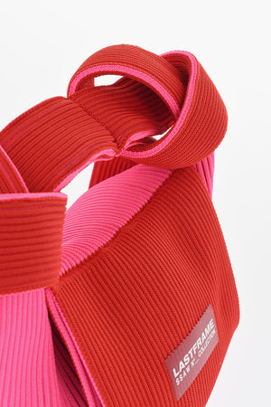 Bicolour Ribbed Tote Bag