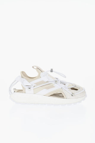 CRAIG GREEN  Suede and Fabric RETROPY Sandals with Drawstring