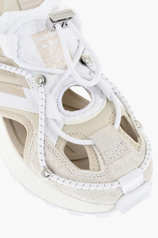 CRAIG GREEN  Suede and Fabric RETROPY Sandals with Drawstring