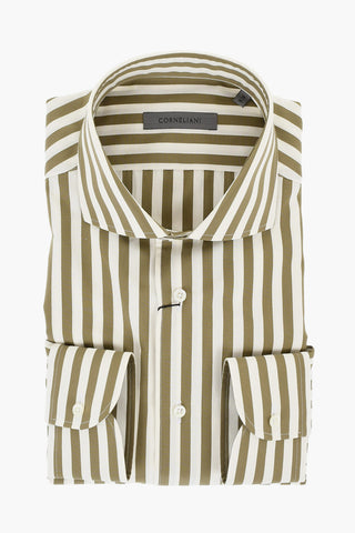 Two-Tone Awning Striped Shirt