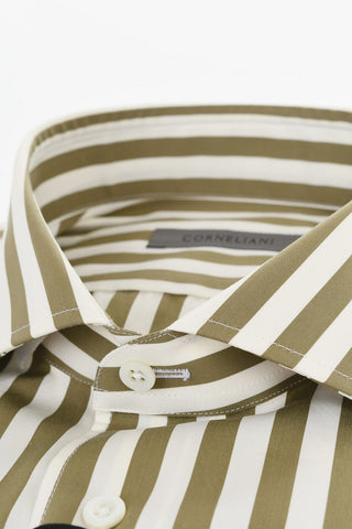 Two-Tone Awning Striped Shirt