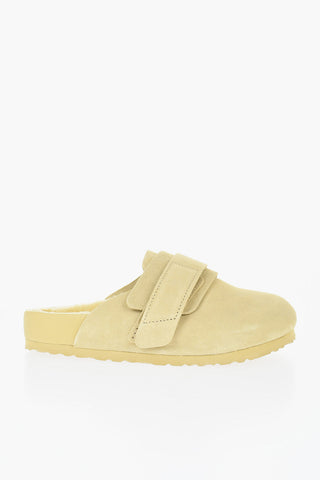TEKLA Suede NAGOYA Sabot with Real Fur Inner