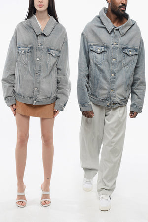 데님 재킷 UNISEX 빈티지 워시