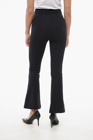Lycra Leggings with Flared Hem