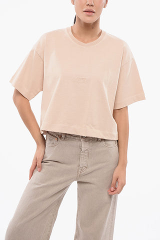 Solid Color TELANTO Crewneck T-Shirt