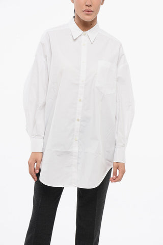 코튼 포플린 셔츠 LOEWS 이탈리안 칼라