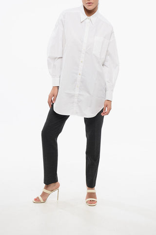 코튼 포플린 셔츠 LOEWS 이탈리안 칼라