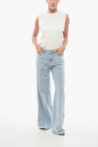 Jeans Svasati LOTTA con Bottone Logato 29cm