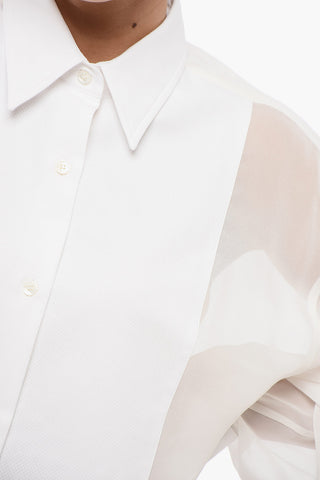 Sheer Over 블라우스