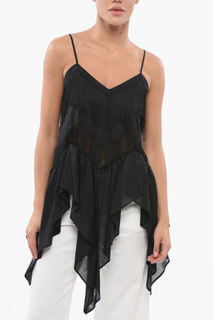 Asymmetrisches Top AILO mit Fransen