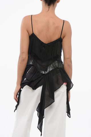 Asymmetrisches Top AILO mit Fransen