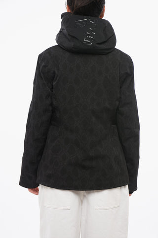 EMPORIO Pufferjacke mit Logo und Kapuze