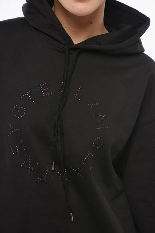 Rhinestoned Logo CIRCLE Hoodie