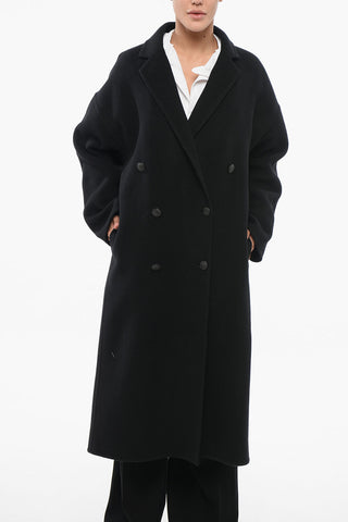 Cappotto Doppiopetto in Misto Lana