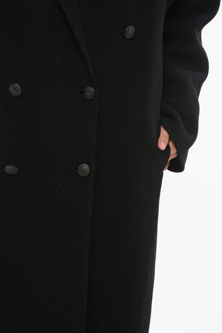 Cappotto Doppiopetto in Misto Lana