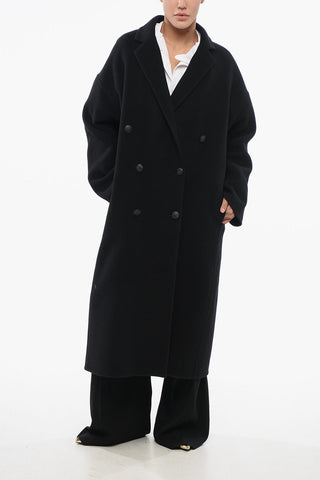 Cappotto Doppiopetto in Misto Lana