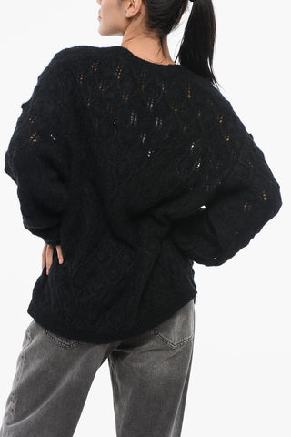 V-Neck Solid Color Cardigan