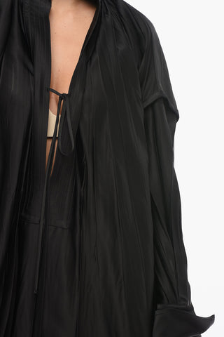Pleated Kaftan Shirt