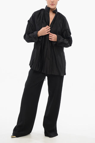 Pleated Kaftan Shirt