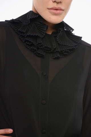 Camicia in Seta con Ruche