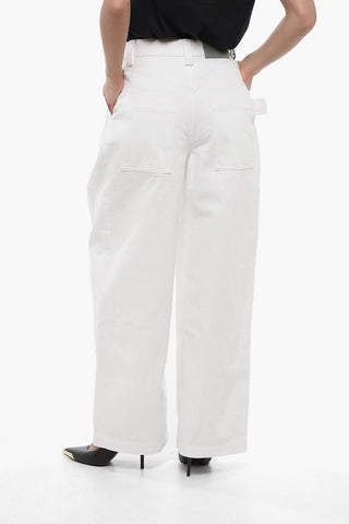 Double-pleated Mom Fit Denims 27cm