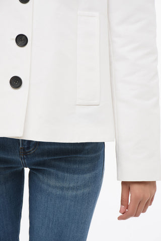 Cady Cotton Cropped Blazer