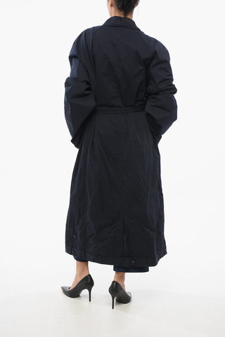 Trench Foderato in Cotone UNISEX con Abbottonatura Nascosta