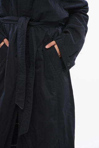 Trench Foderato in Cotone UNISEX con Abbottonatura Nascosta