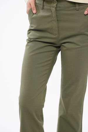 Pantaloni JET in Cotone Stretch a Tinta Unita