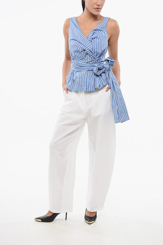 Top Intrecciato COLADA con Scollo a V