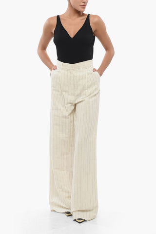Pinstriped Wide GIULIVIA Pants