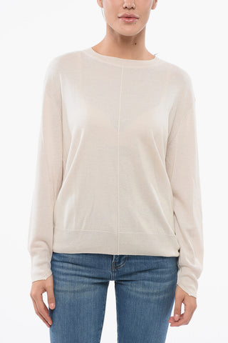 Silk and Cashmere Crew-neck Sweater