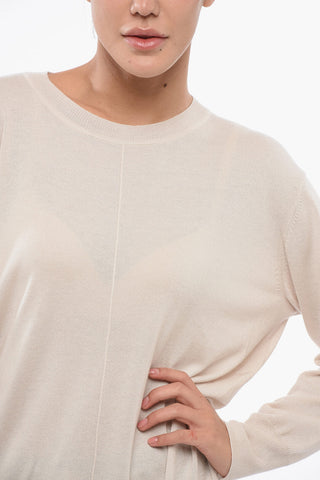 Silk and Cashmere Crew-neck Sweater