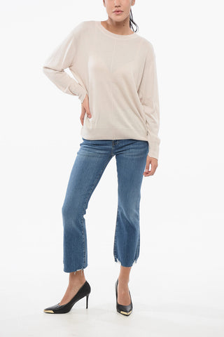 Silk and Cashmere Crew-neck Sweater