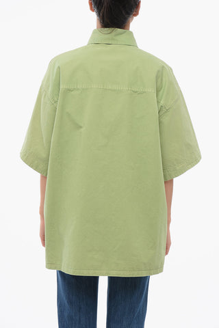 Cotton Saharan Shirt with Corduroy Details