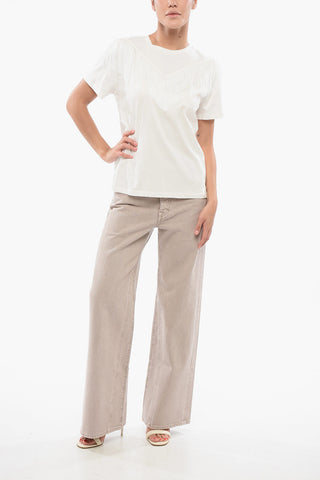 T-shirt Girocollo UNDER WORLD In Cotone con Frange