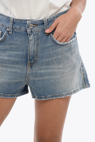 데님 숏츠 GERRY 노출 스티치